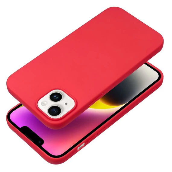 Forcell Soft szilikon hátlap tok Apple iPhone 14 Plus, piros