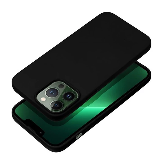 Forcell Soft szilikon hátlap tok Apple iPhone 14 Pro Max, fekete