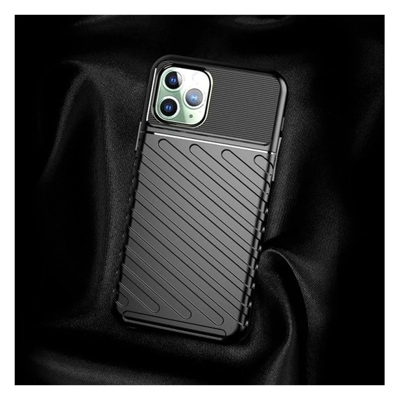 Forcell Thunder hátlap tok Apple iPhone 14 Pro Max, fekete