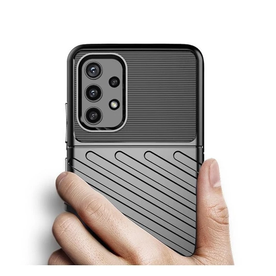Forcell Thunder hátlap tok Samsung Galaxy A32 5G, fekete
