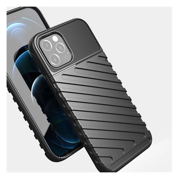 Forcell Thunder hátlap tok Samsung Galaxy A53 5G, fekete
