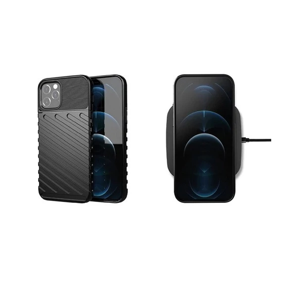 Forcell Thunder hátlap tok Samsung Galaxy A53 5G, fekete