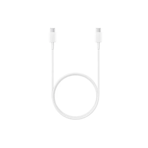 Samsung EP-DA705BW USB-C / USB-C töltő- és adatkábel, 1m, 3A, fehér