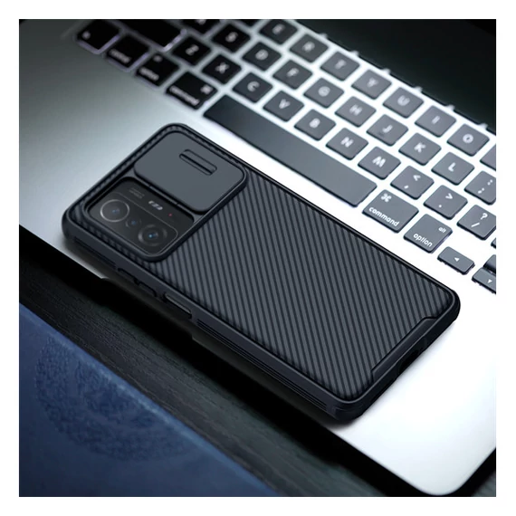 Nillkin CamShield Pro Xiaomi 11T/11T Pro műanyag hátlap tok, fekete