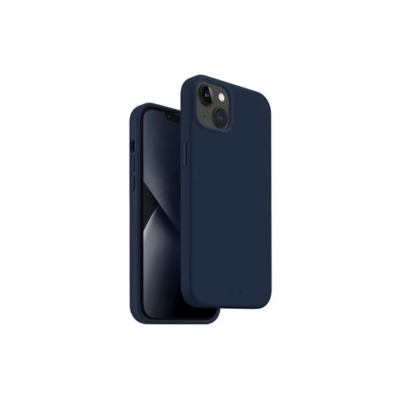 Uniq Lino Apple iPhone 14 Plus, szilikon tok, kék