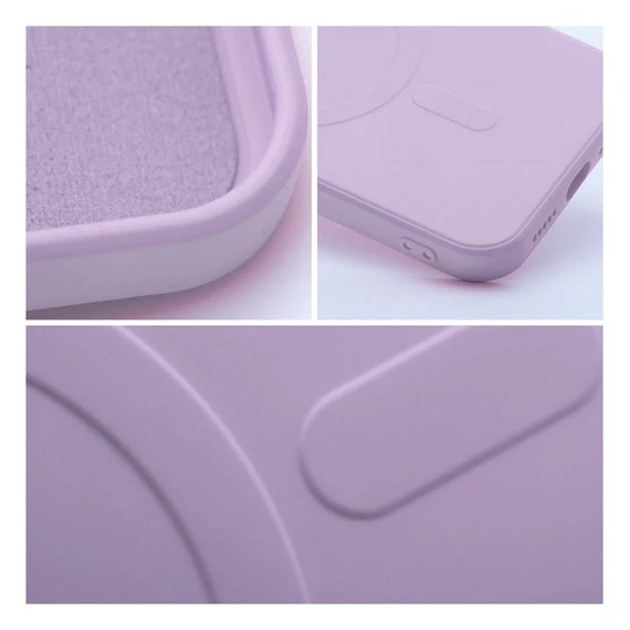 Magsafe szilikon tok Apple iPhone 13 Pro Max, rózsaszín