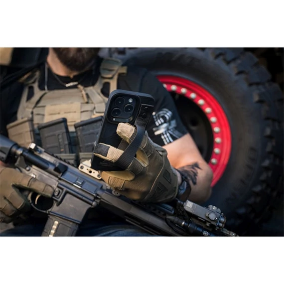 Tactical Camo Troop Apple iPhone 14 Plus tok, fekete