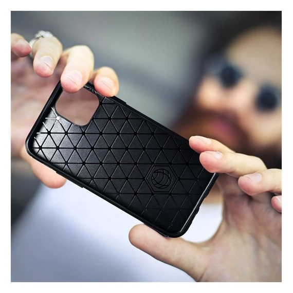 Forcell Carbon hátlap tok Samsung Galaxy S23, fekete