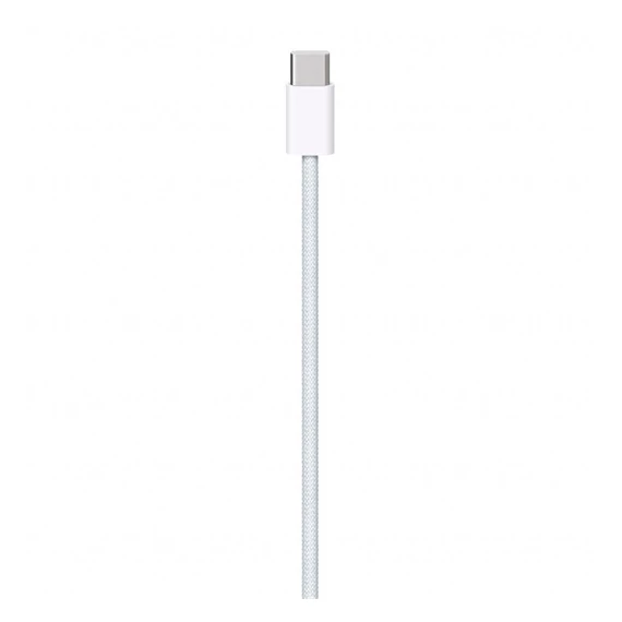 Apple USB-C / USB-C szőtt töltő- és adatkábel, 1m, fehér, MQKJ3ZM/A Retail dobozos