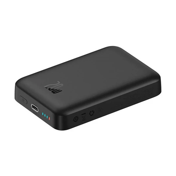 Baseus Magnetic MagSafe Power bank / külső akkumulátor, 10000mAh 20W, fekete