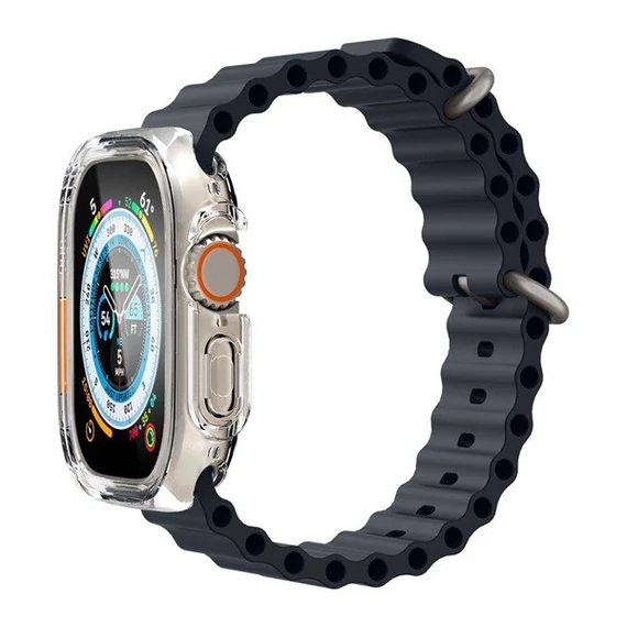 Spigen Ultra Hybrid Apple Watch UItra 2/1 (49mm) Crystal Clear tok, átlátszó