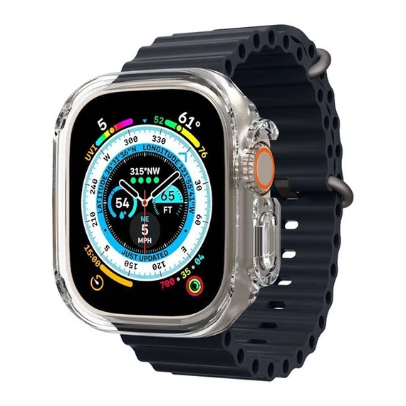 Spigen Ultra Hybrid Apple Watch UItra 2/1 (49mm) Crystal Clear tok, átlátszó