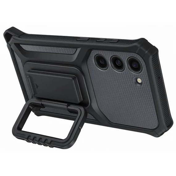 Samsung Galaxy S23 Rugged Gadget, gyári szilikon tok, titán, EF-RS911CB