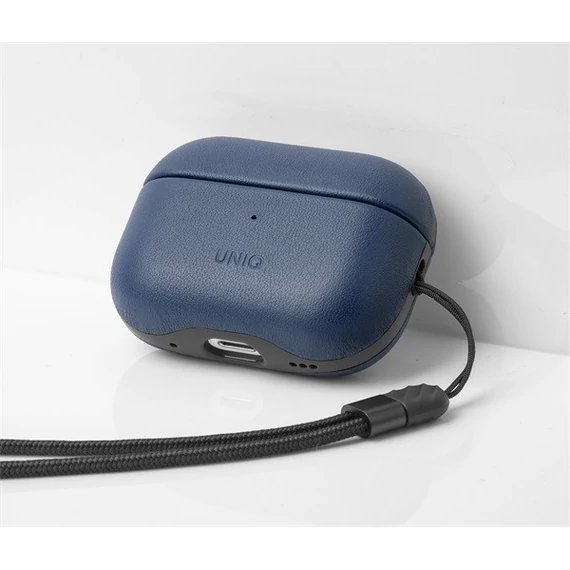 Uniq Terra Apple Airpods Pro 2 bőr tok, kék