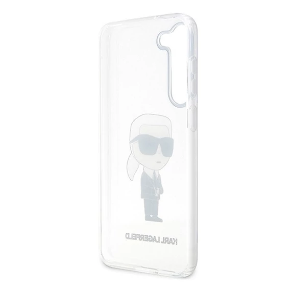 Karl Lagerfeld Ikonik Samsung Galaxy S23+, szilikon tok, átlátszó