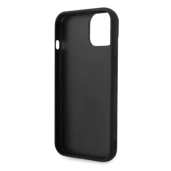 Karl Lagerfeld Puffy Elongated Apple iPhone 14 hátlap tok, fekete