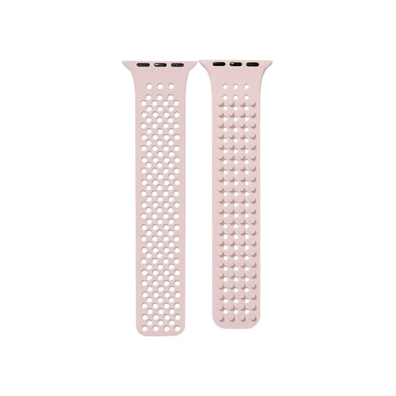 Phoner Spike Apple Watch szilikon szíj, 38/40/41mm, homok