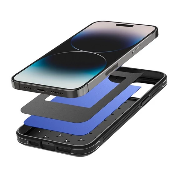 Spigen Cryo Armor Apple iPhone 14 Pro tok, Matte Black, fekete