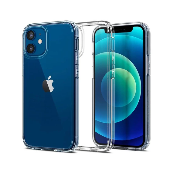 Phoner Apple iPhone 12 szilikon tok, átlátszó