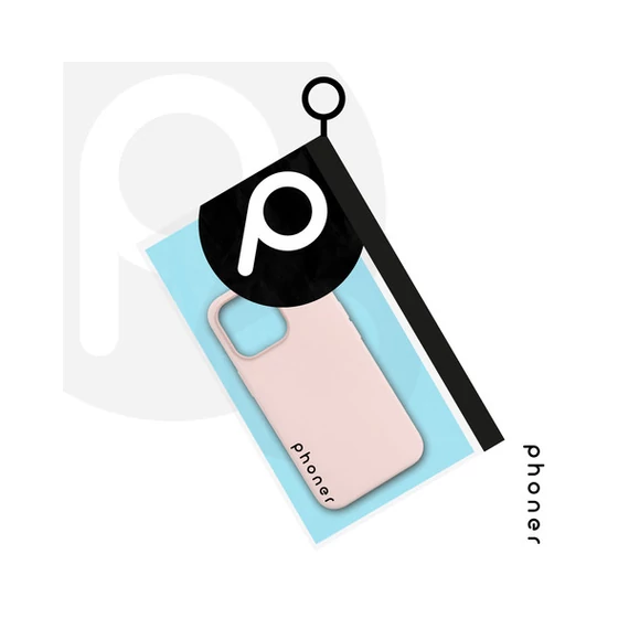 Phoner Apple iPhone 14 Plus szilikon tok, rózsaszín
