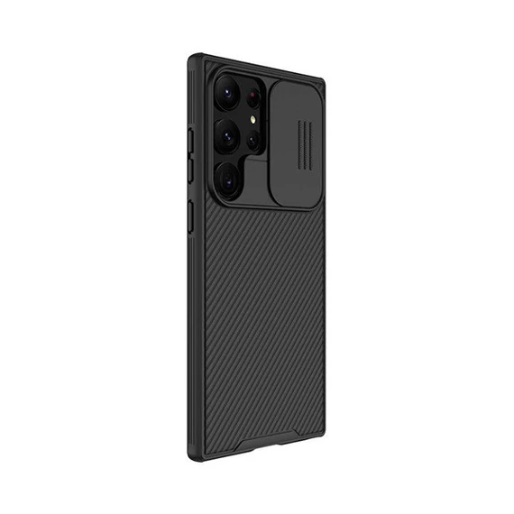 Nillkin CamShield Pro Samsung Galaxy S23 Ultra műanyag hátlap tok, fekete