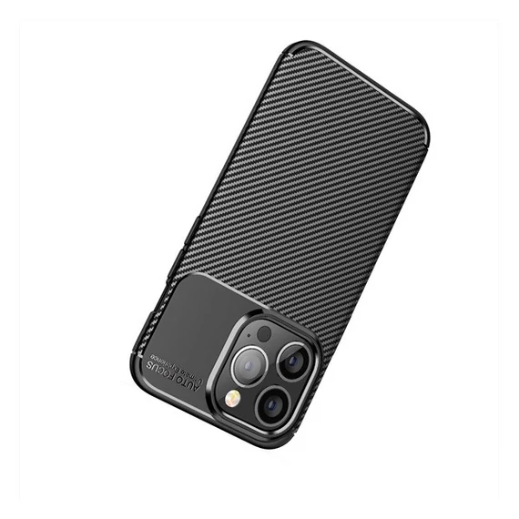 Forcell Carbon Premium Samsung Galaxy A13 5G / A04S karbon mintás szilikon tok, fekete