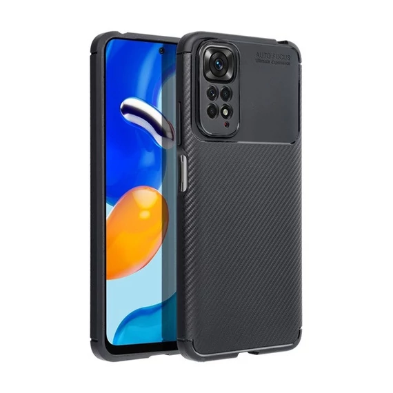 Forcell Carbon Premium hátlap tok,  Xiaomi 13 PRO , fekete