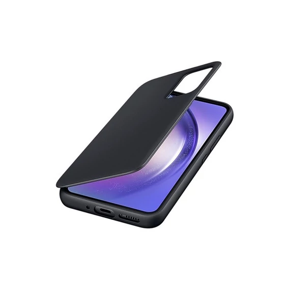 Samsung Galaxy A34 5G Smart View Wallet, gyári flip tok, fekete, EF-ZA346CB