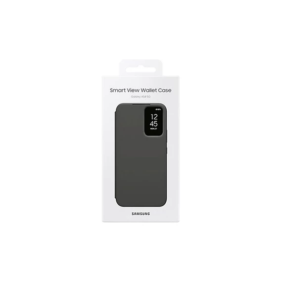 Samsung Galaxy A34 5G Smart View Wallet, gyári flip tok, fekete, EF-ZA346CB