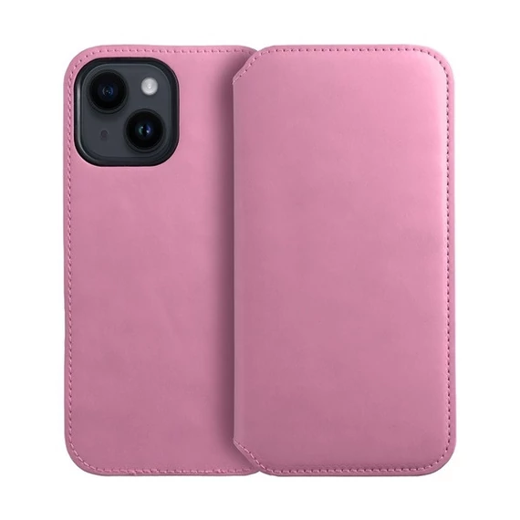 Dual Pocket Xiaomi Redmi Note 12 5G, flip tok, rózsaszín