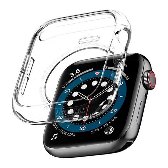 Spigen Liquid Crystal Apple Watch S7 (45mm)S6/S5/S4/SE 44mm Crystal Clear tok, átlátszó