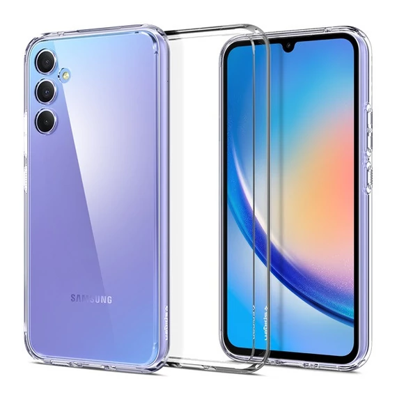 Spigen Ultra Hybrid Samsung Galaxy A34 5G tok, Crystal Clear, átlátszó