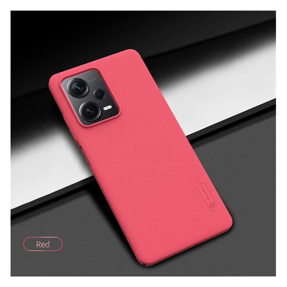 Nillkin Super Frosted Xiaomi Redmi Note 12 Pro+ 5G műanyag tok, Piros