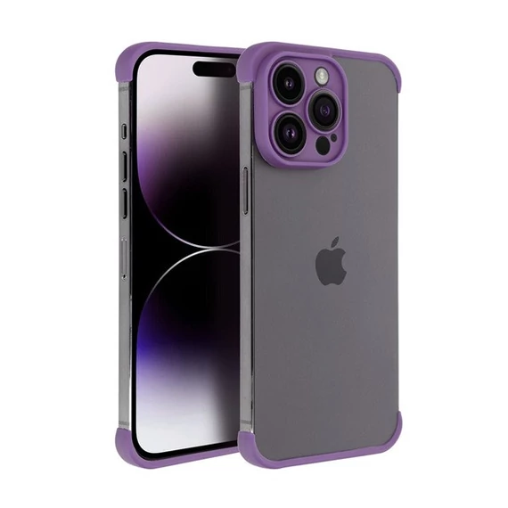 Mini bumper szilikon tok, Apple iPhone 12 Pro, lila