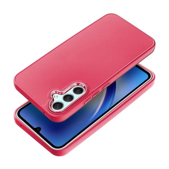 Frame Samsung Galaxy A34 5G közepesen ütésálló tok kameravédő kerettel, magenta