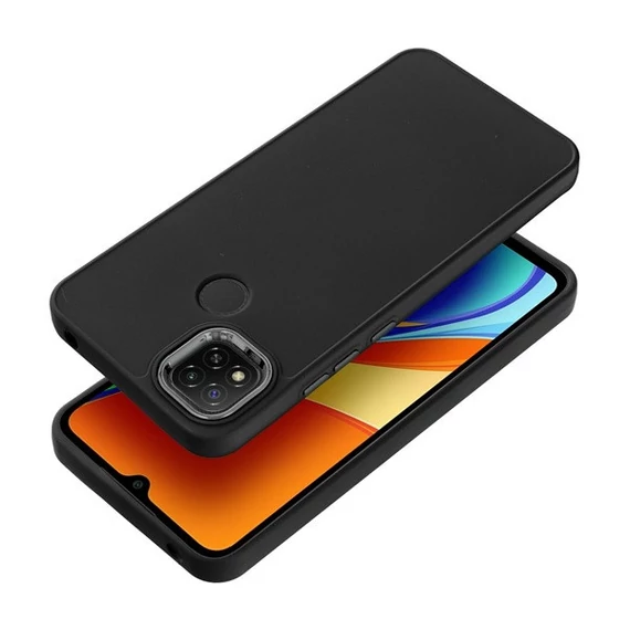 Frame Xiaomi Redmi 9C/9C NFC közepesen ütésálló tok kameravédő kerettel, fekete
