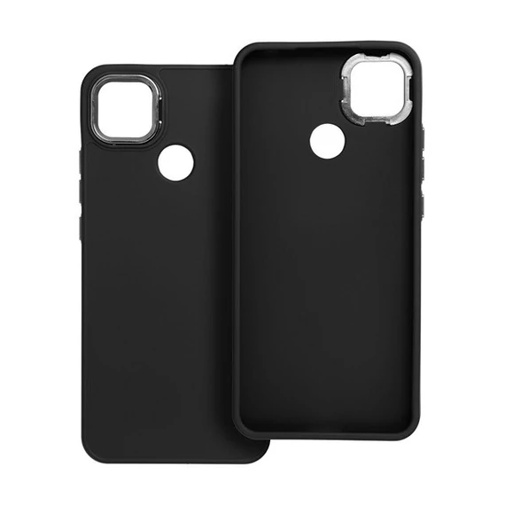 Frame Xiaomi Redmi 9C/9C NFC közepesen ütésálló tok kameravédő kerettel, fekete
