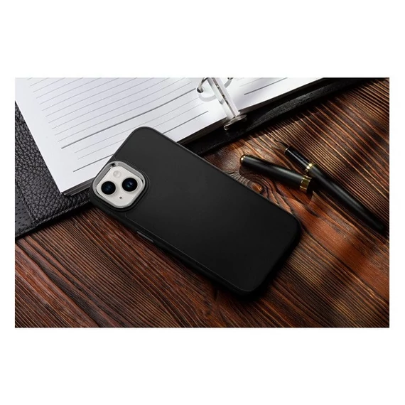 Frame Xiaomi Redmi 9C/9C NFC közepesen ütésálló tok kameravédő kerettel, fekete