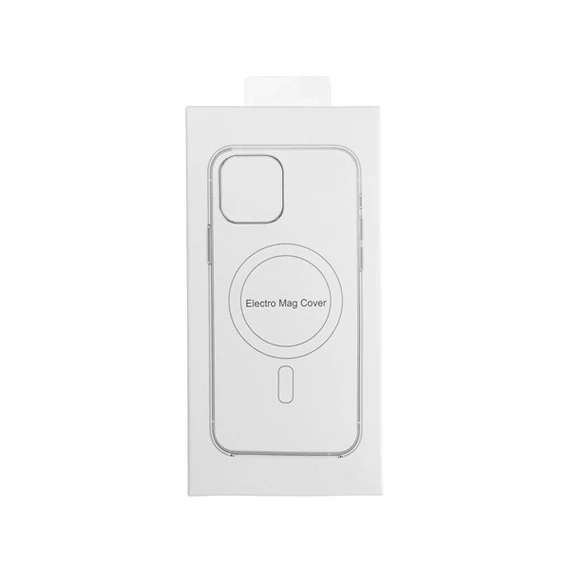 Electro Mag Apple iPhone 11 Pro Max MagSafe szilikon tok kameravédő-lencsével, kék