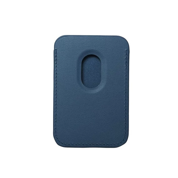 Magsafe kártyatartó eco bőr Apple iPhone, kék