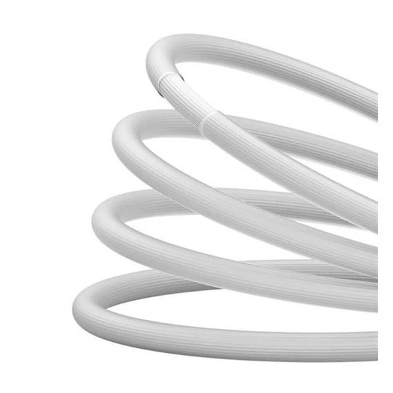 Baseus CoolPlay USB / USB-C töltő- és adatkábel, 100W, 2m, fehér