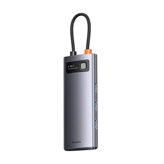 Baseus Metal Gleam Hub 4in1 USB-C, 4x USB-A 3.0