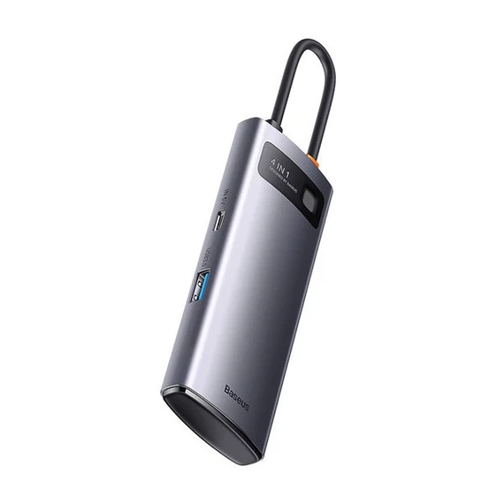 Baseus Metal Gleam Hub 4in1 USB-C, 4x USB-A 3.0