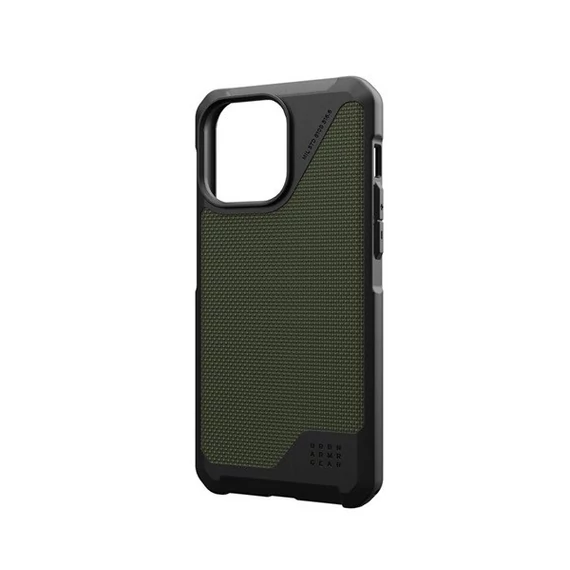 UAG Metropolis LT MagSafe Apple iPhone 15 Pro Max hátlap tok, kevlár olive