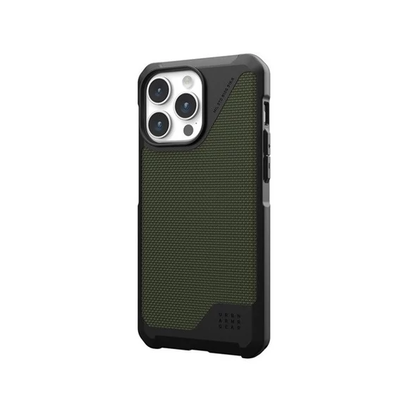 UAG Metropolis LT MagSafe Apple iPhone 15 Pro Max hátlap tok, kevlár olive