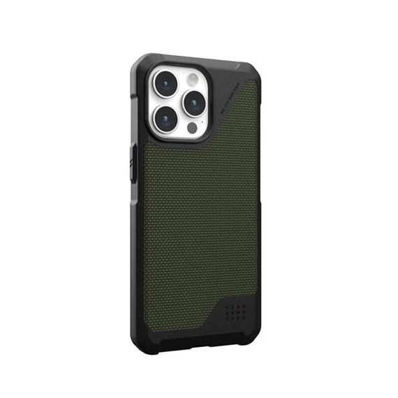 UAG Metropolis LT MagSafe Apple iPhone 15 Pro Max hátlap tok, kevlár olive