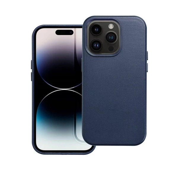 Magsafe műbőr tok Apple iPhone 15 Plus , indigo kék