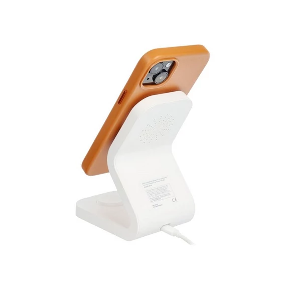 Magsafe műbőr tok Apple iPhone 15 Pro Max , narancs