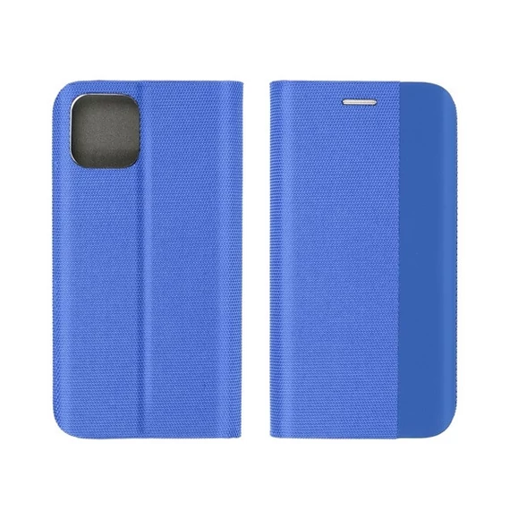 Forcell Sensitive mágneses flip tok Apple iPhone 15 Plus , kék