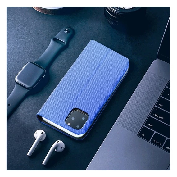 Forcell Sensitive mágneses flip tok Apple iPhone 15 Plus , kék
